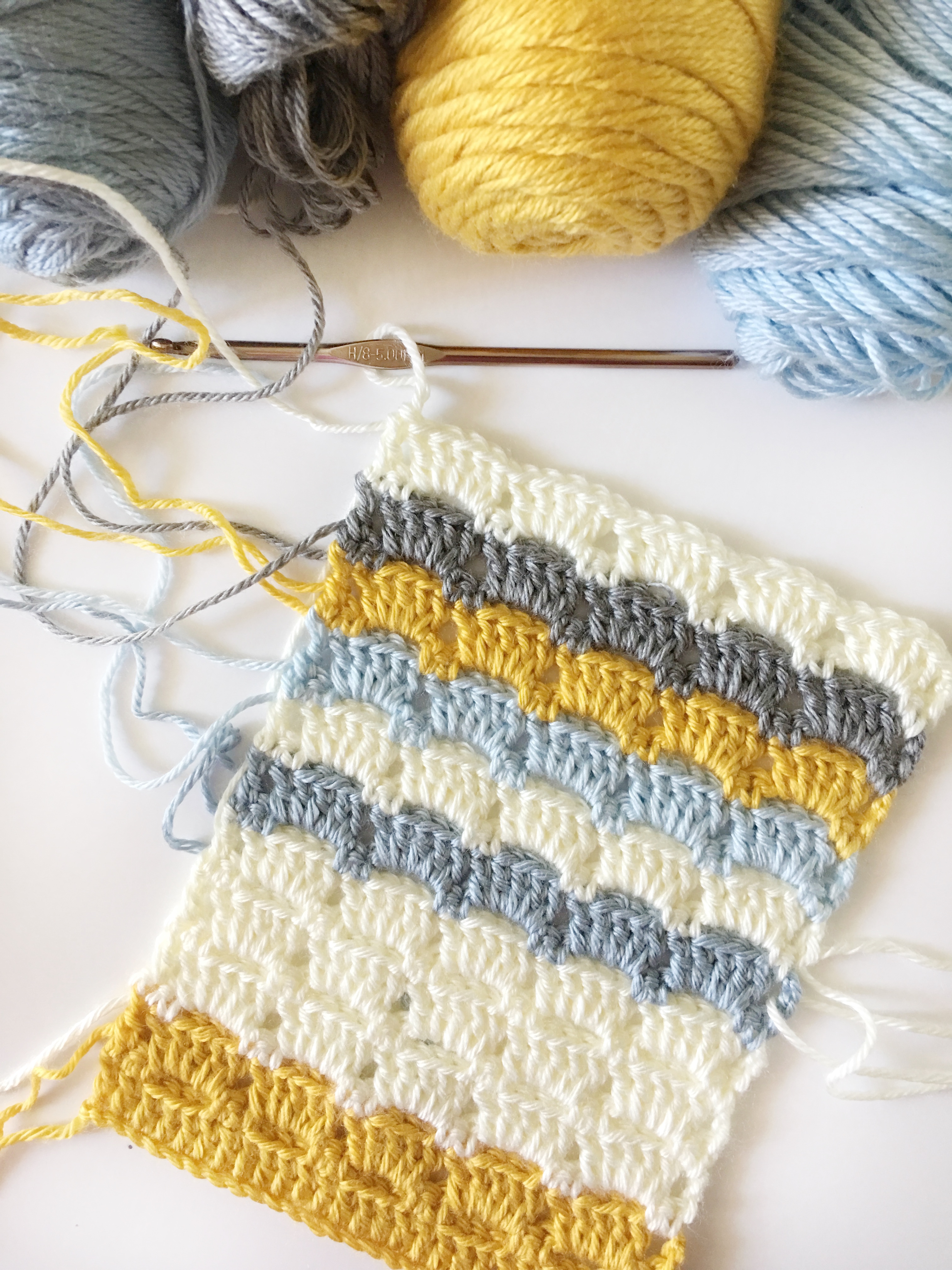 Crochet Boxed Block Stitch | Daisy Farm Crafts
