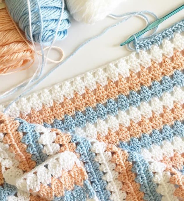 modern granny crochet