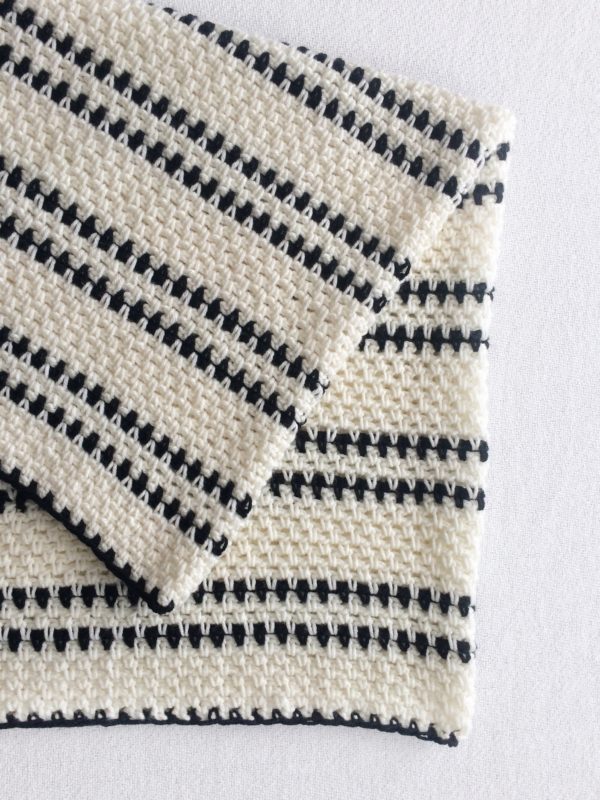Crochet Modern Moss Stitch Blanket