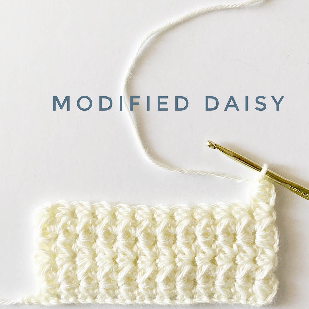 Crochet Modified Daisy Stitch Daisy Farm Crafts