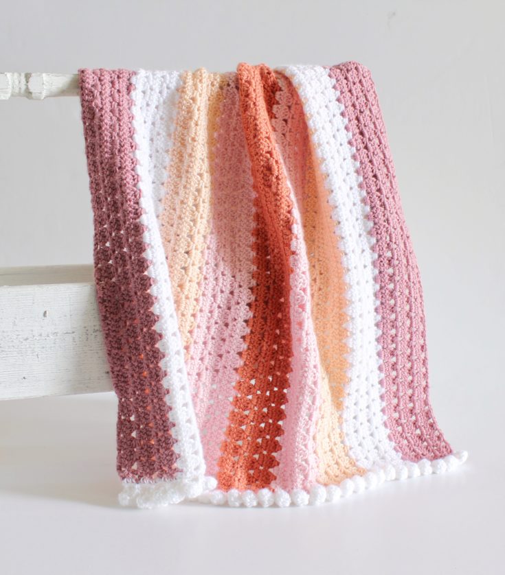 Crochet baby blanket store girl