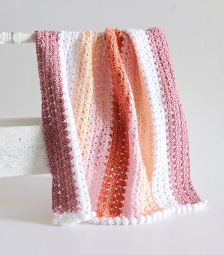 Crochet Color Combination: Green, Pink & White - Daisy Cottage Designs