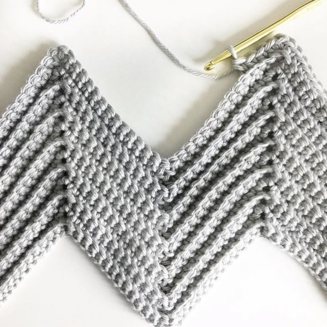 Crochet Corn Row Chevron Stitch Daisy Farm Crafts