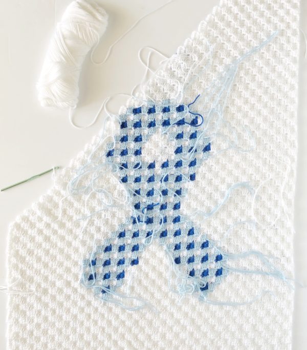 Crochet C2C Cancer Awareness Blanket - Daisy Farm Crafts free pattern