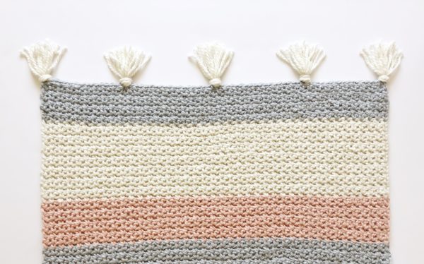 Crochet Modern Mesh Stitch Blanket