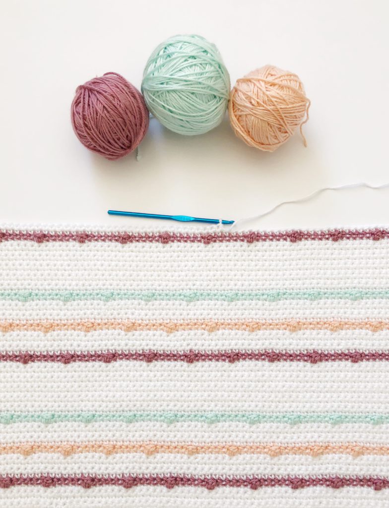 Crochet Simple Sandstone Baby Blanket - Daisy Farm Crafts