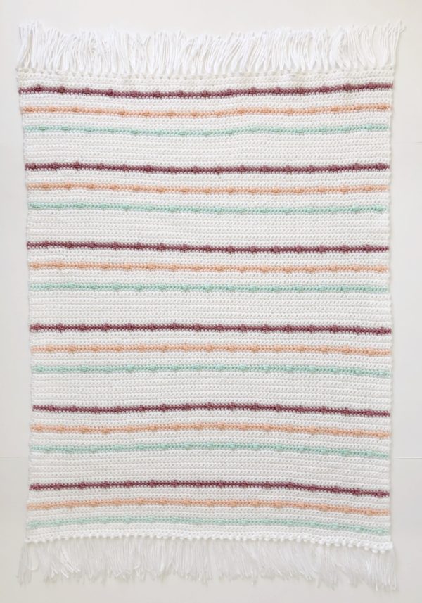 Crochet Boho Berry Stitch Blanket
