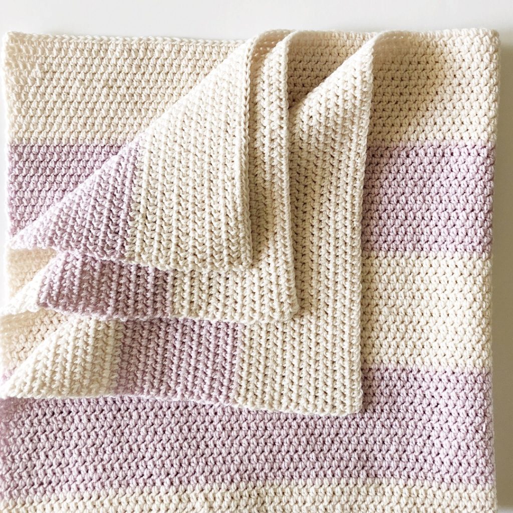 Simple Crochet Baby Blanket - Daisy Farm Crafts