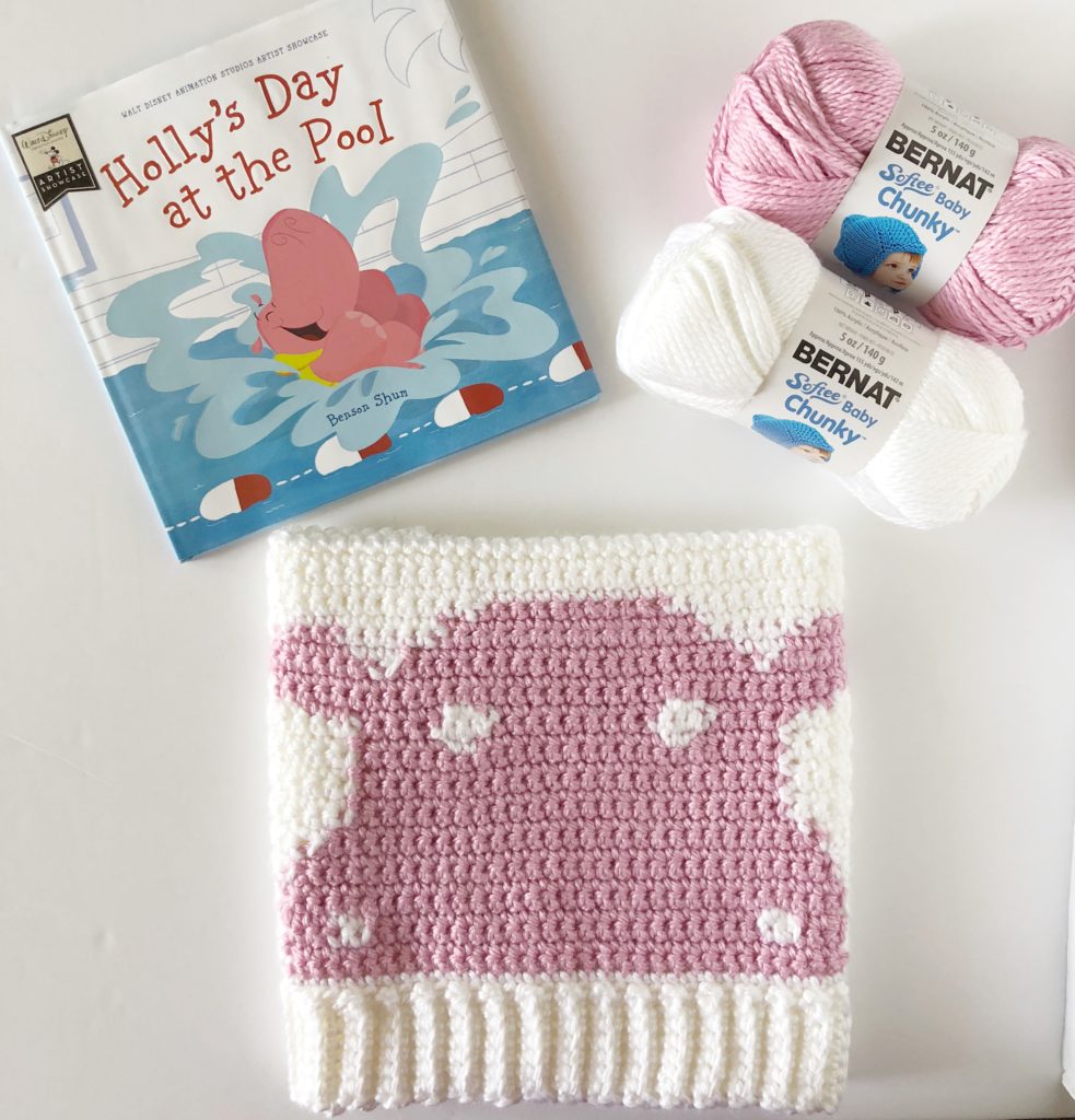 Holly the Hippo Crochet Blanket