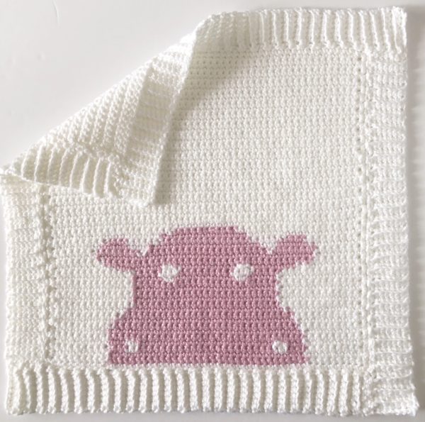 Holly the Hippo Crochet Blanket