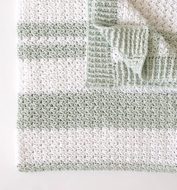 Crochet Sedge Stitch Baby Blanket