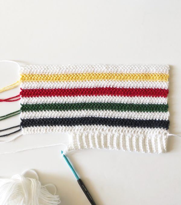 Pendleton Stripe Crochet Hat