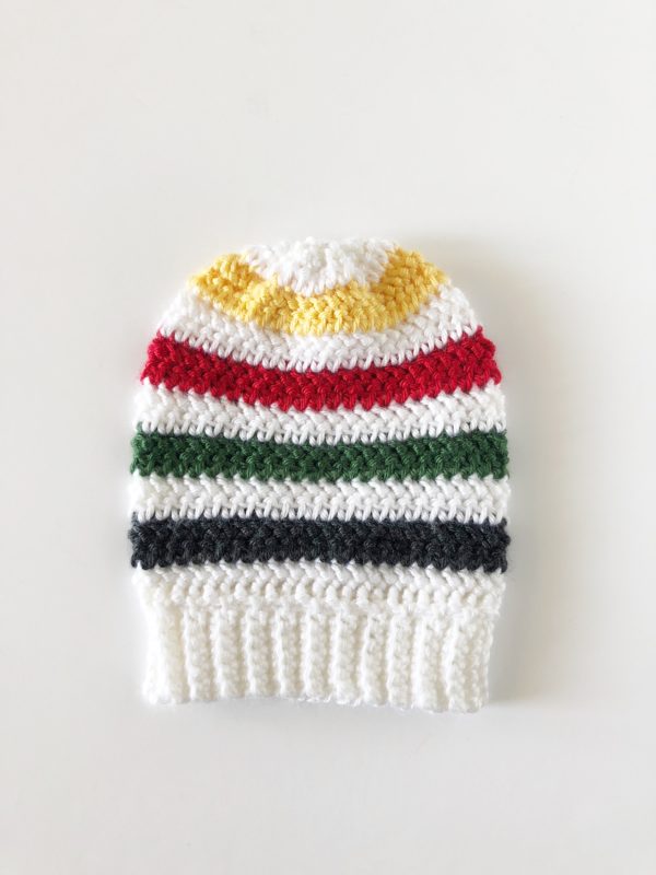 Pendleton Stripe Crochet Hat