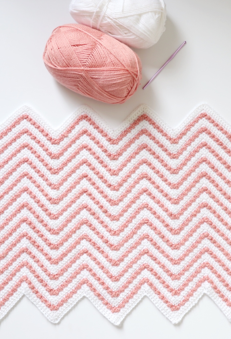 Crochet Berry Chevron Baby Blanket Daisy Farm Crafts