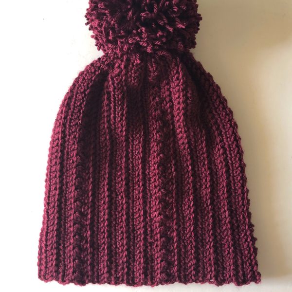 Crochet Herringbone and Cluster Stitch Hat