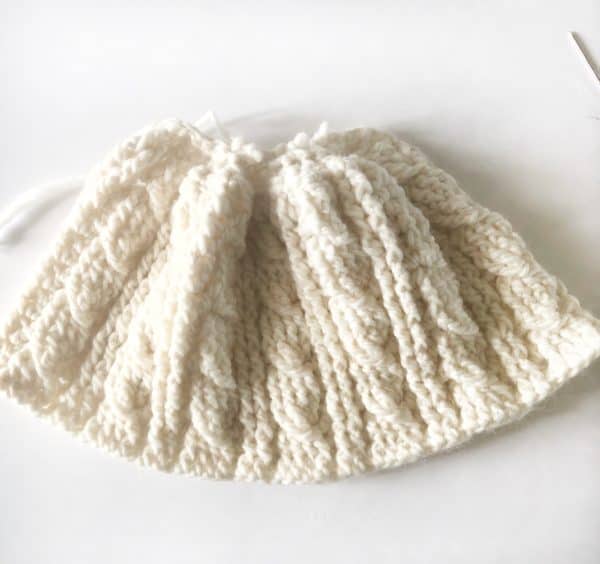 Crochet Cable Twist Hat
