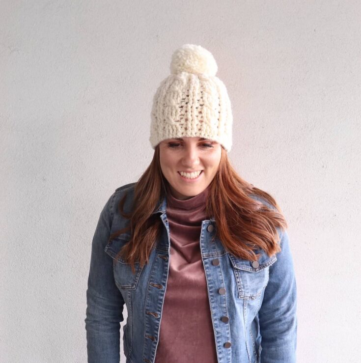 Image for Crochet Cable Twist Hat