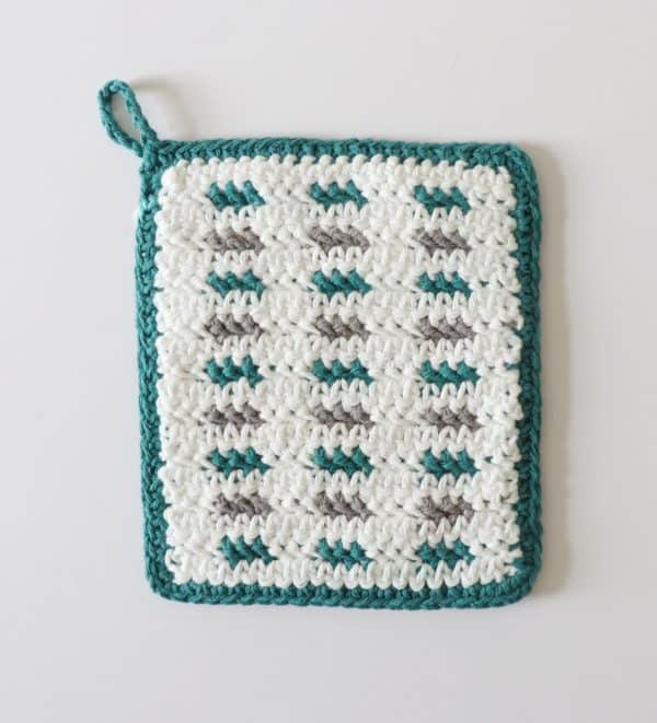 Crochet Herringbone Hot Pads
