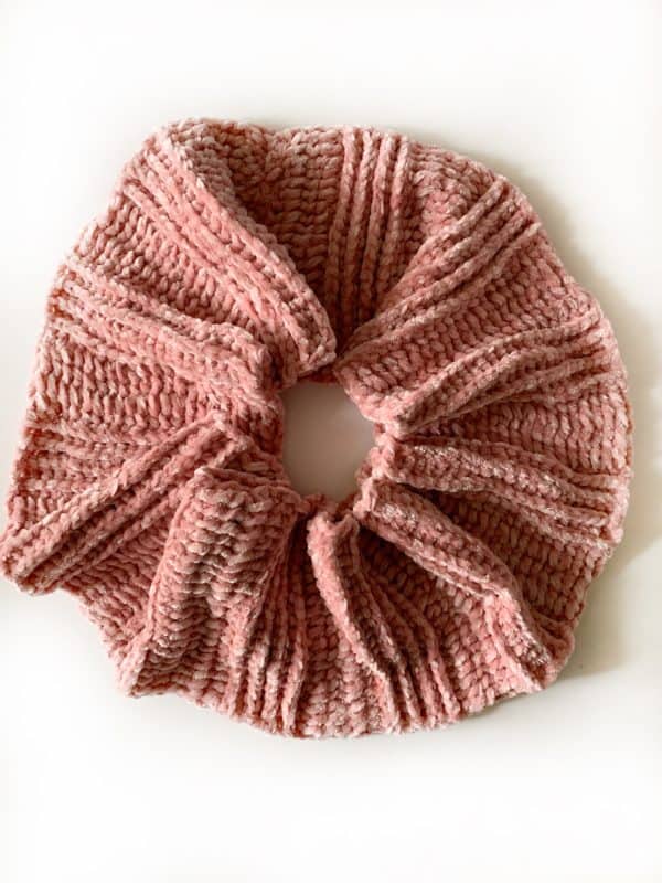 Crochet Velvet Infinity Scarf
