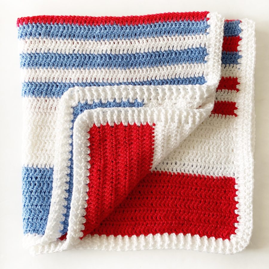 Crochet Beginner Friendly Baby Blanket - Daisy Farm Crafts