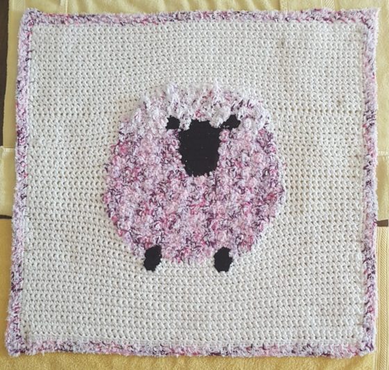 Crochet Sheep Baby Blanket - Daisy Farm Crafts