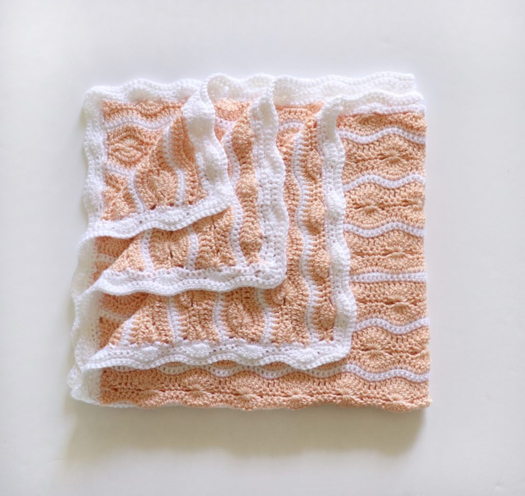 Crochet Catherine's Wheel Waves Blanket