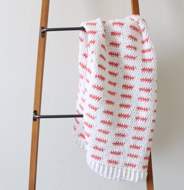 Crochet Modern Dash Baby Blanket