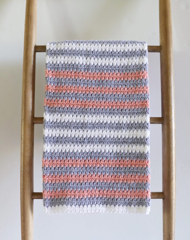 Trendy Crochet Baby Blanket Pattern