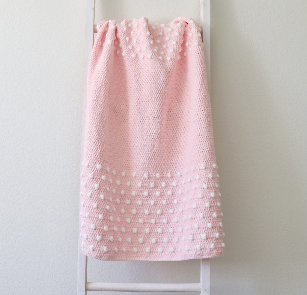 Crochet Polka Dot Ends Blanket