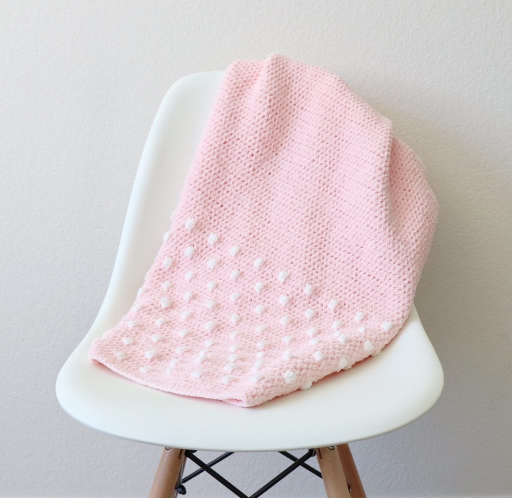 Crochet Polka Dot Ends Blanket