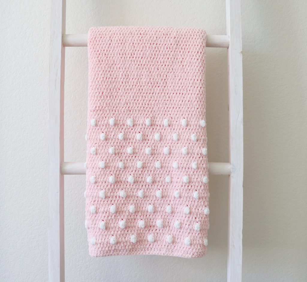 Crochet Polka Dot Ends Blanket