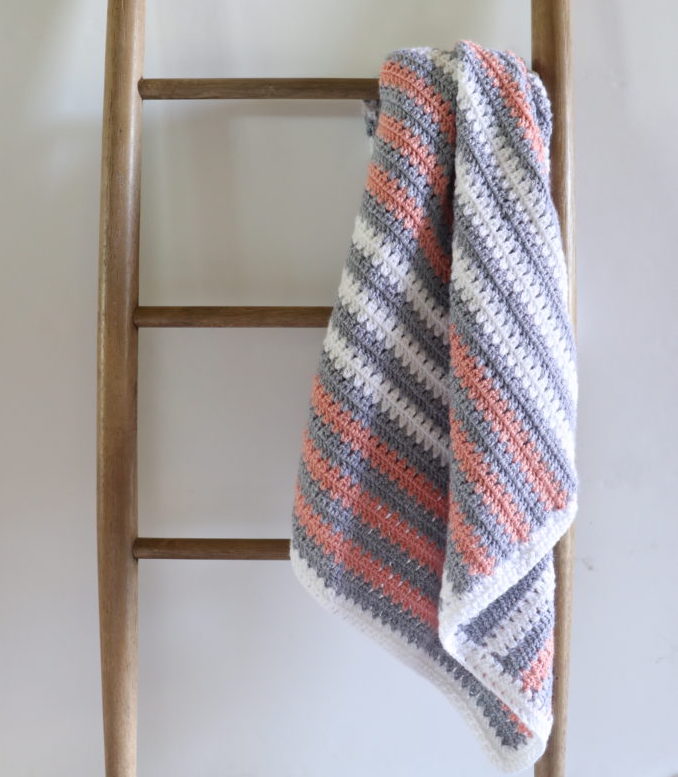 Crochet Mini Modern Granny Blanket