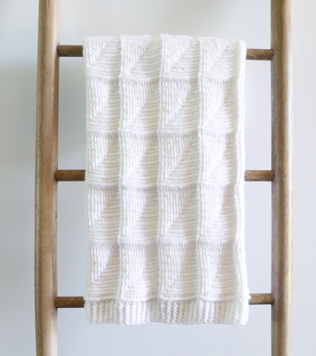 Ribbed Rectangle Crochet Blanket - Daisy Farm Crafts