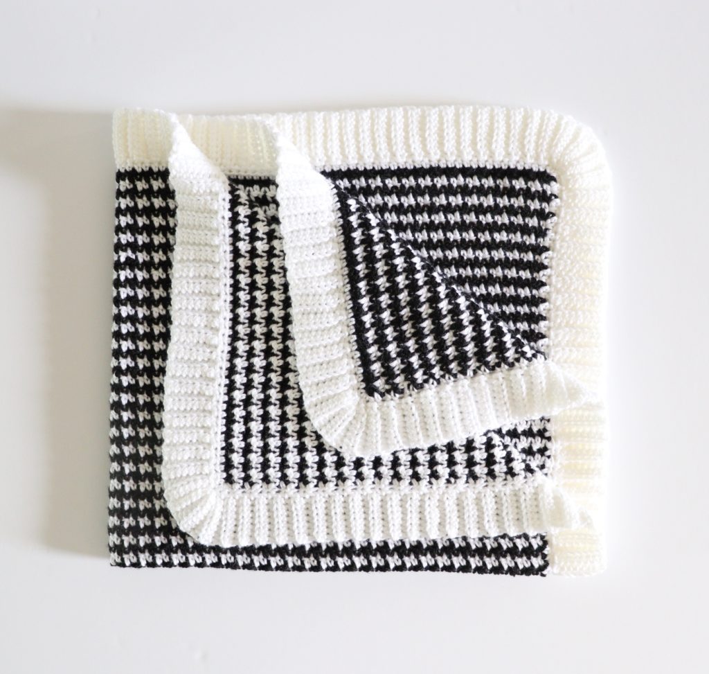 Back Loop HDC Ribbed Border Daisy Farm Crafts