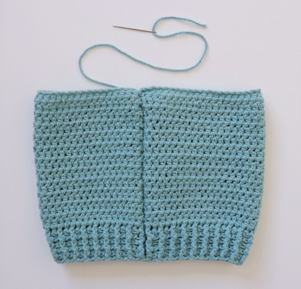 Crochet Amore Winter Hat seam