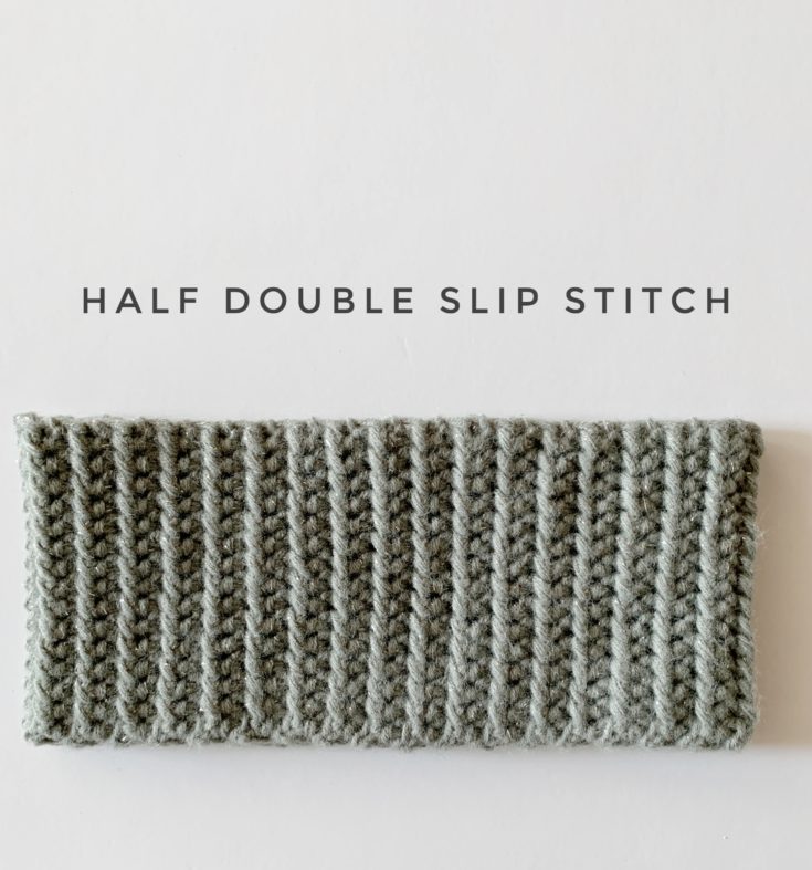 Half Double Crochet Slip Stitch Daisy Farm Crafts