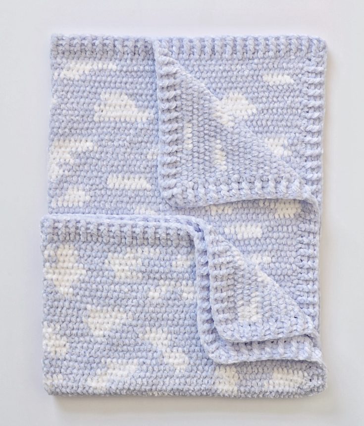 Improv Crochet Clouds Blanket - Daisy Farm Crafts