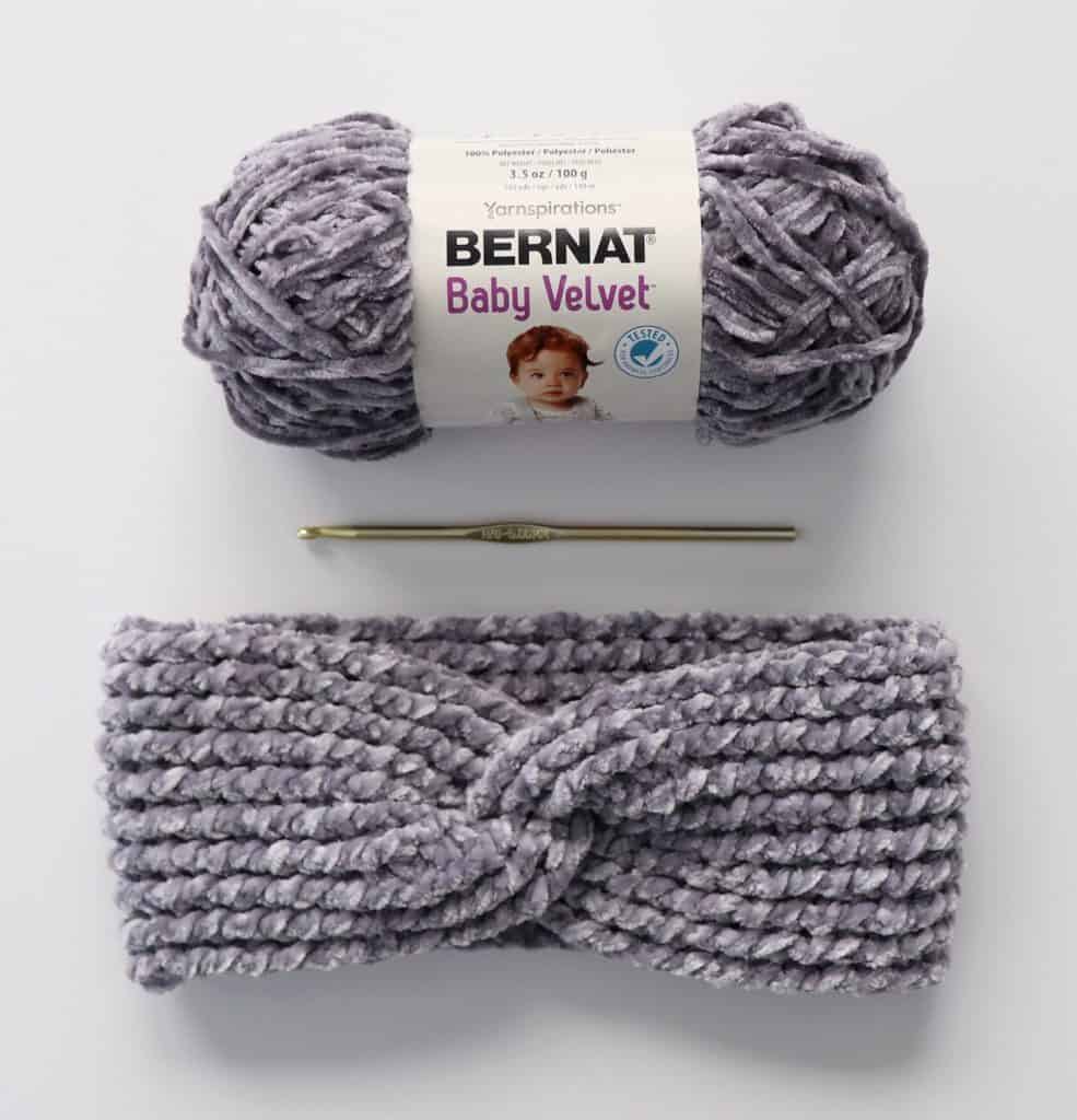 Bernat Beginner Do The Twist Crochet Headband Pattern