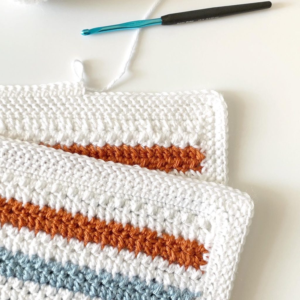 crochet blanket border