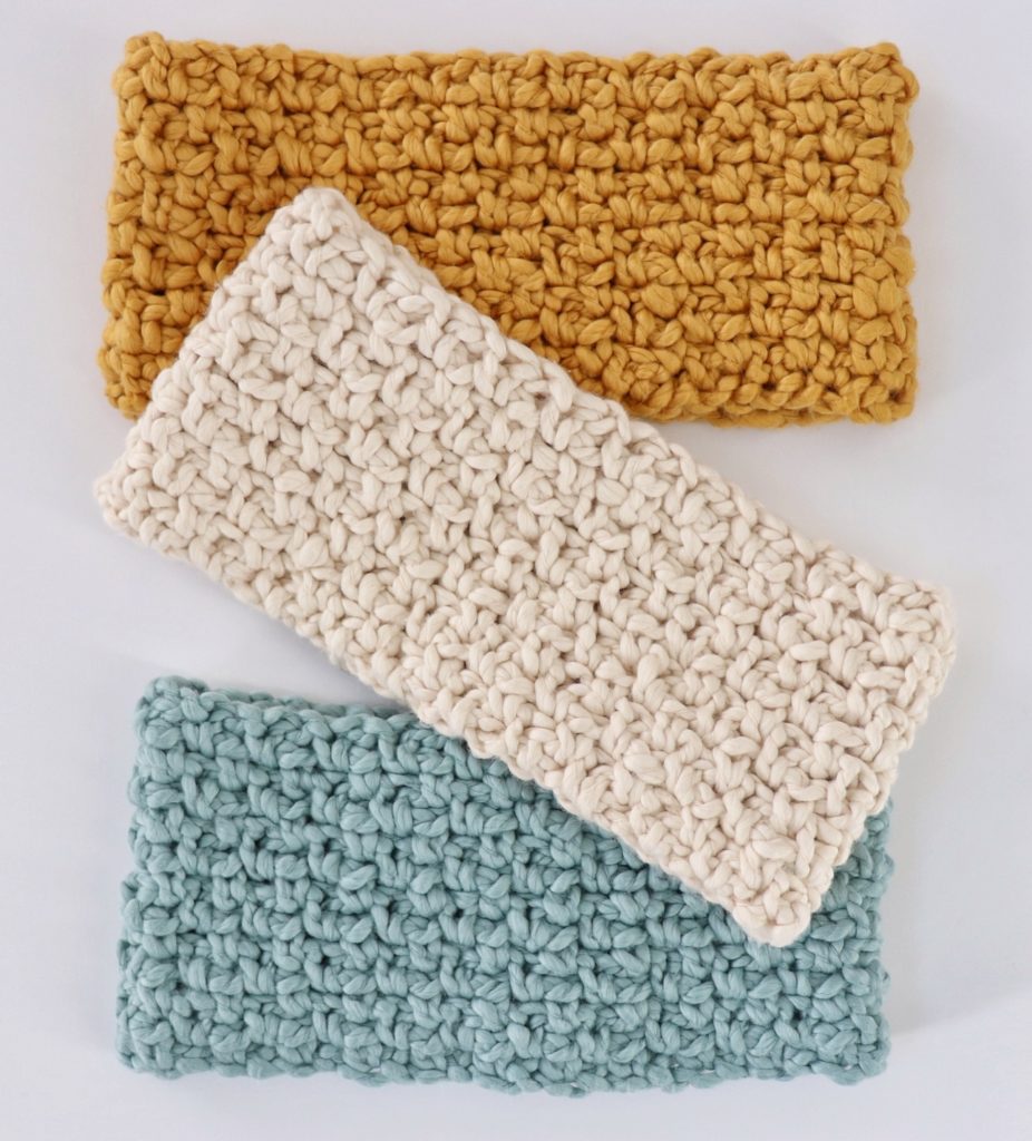 crochet cotton neck warmers