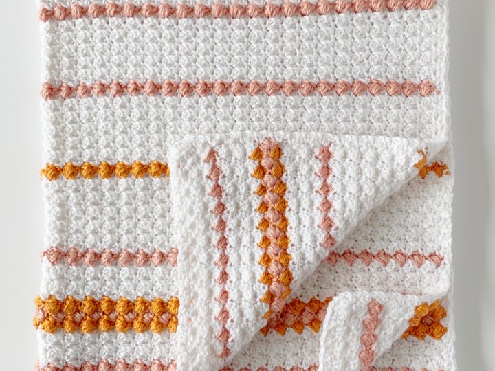 Dainty Stripes Baby Blanket