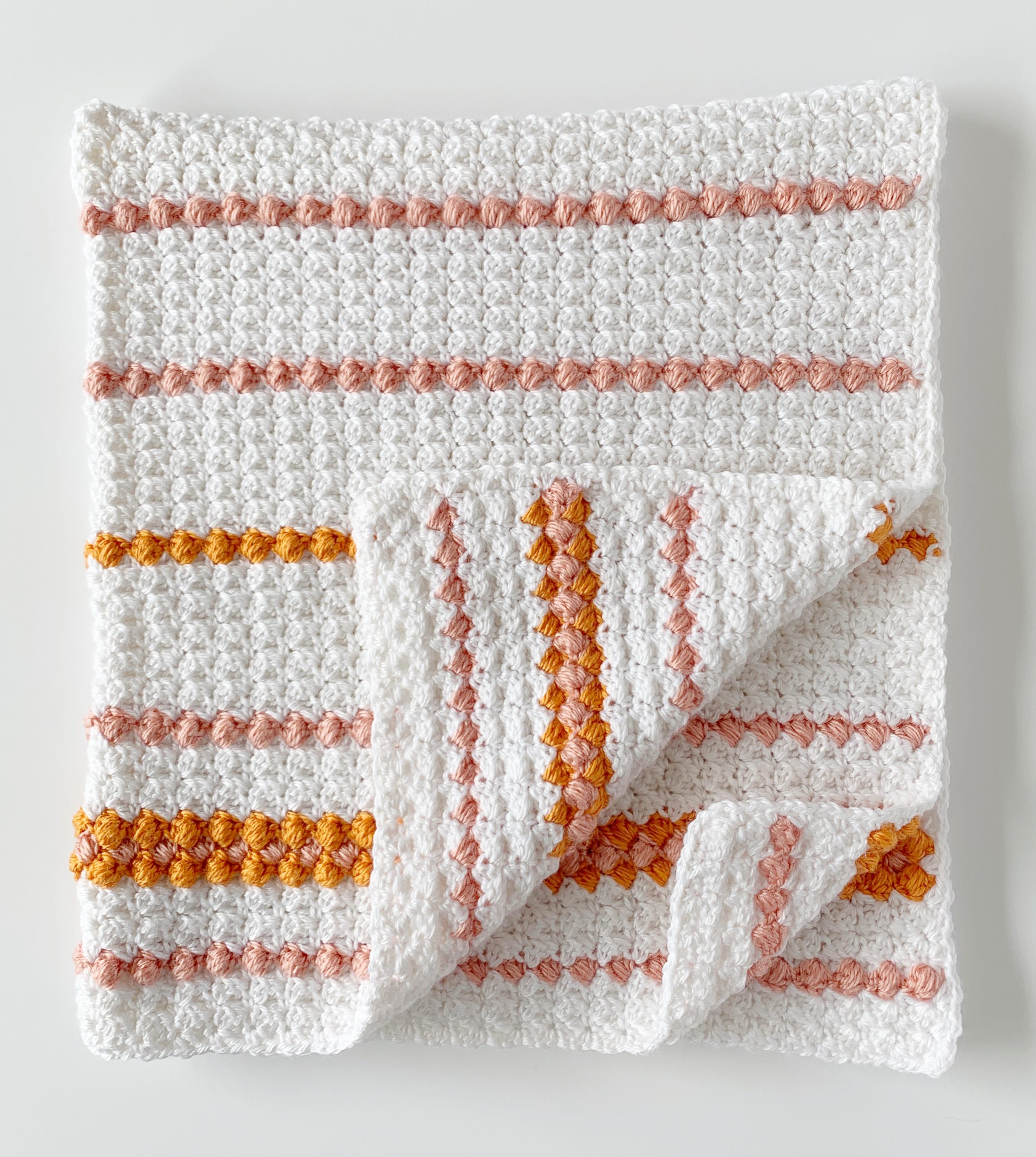 Simple Spring Crochet Cotton Dishcloths - Daisy Farm Crafts