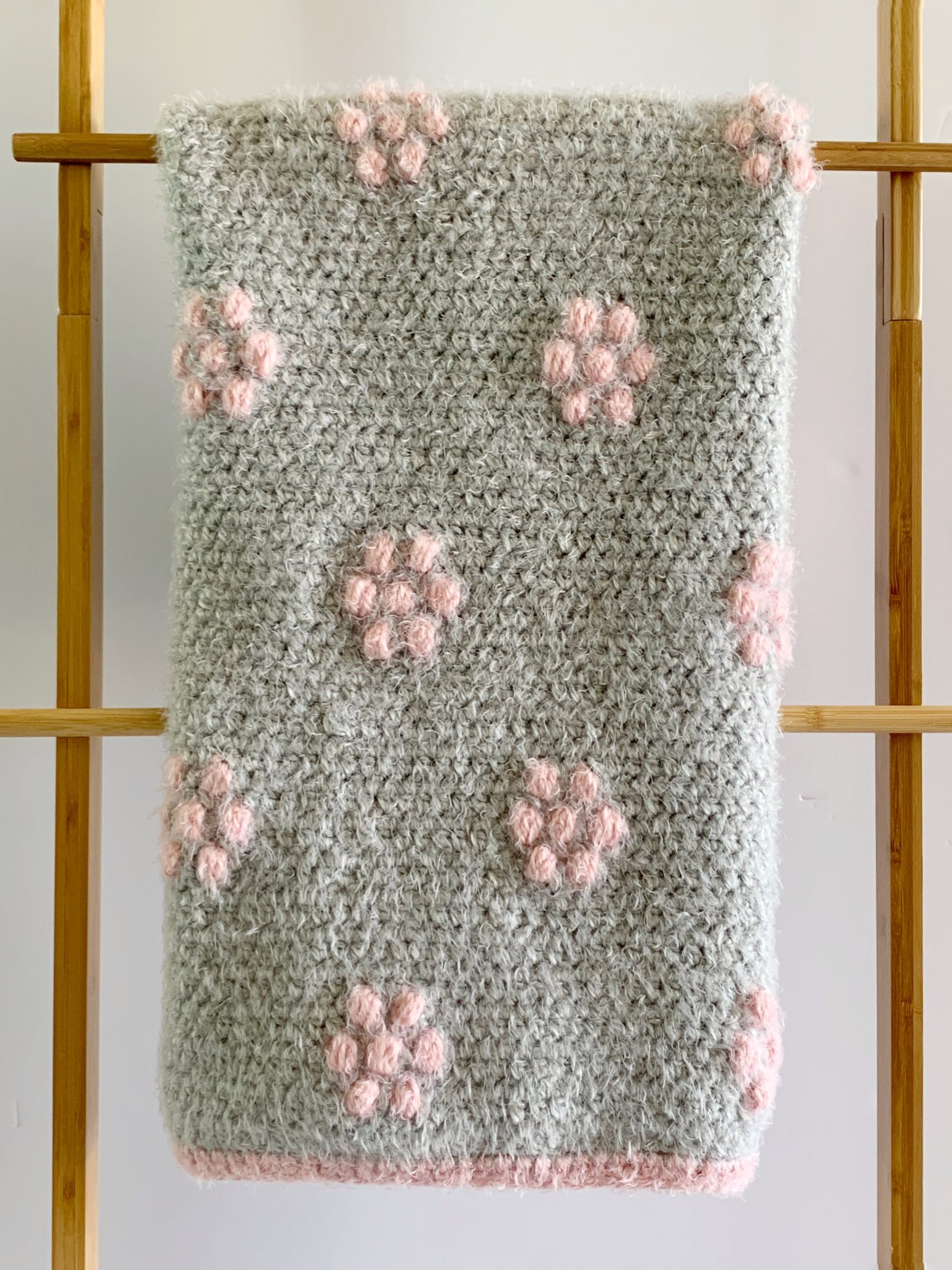 Crochet Daisy Rows Baby Blanket - Daisy Farm Crafts
