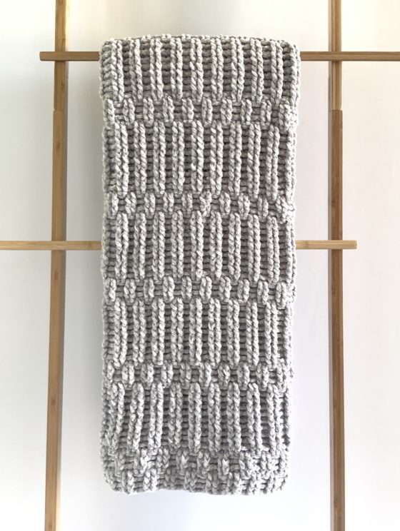 Crochet Velvet Double Ribbed Blanket - Daisy Farm Crafts