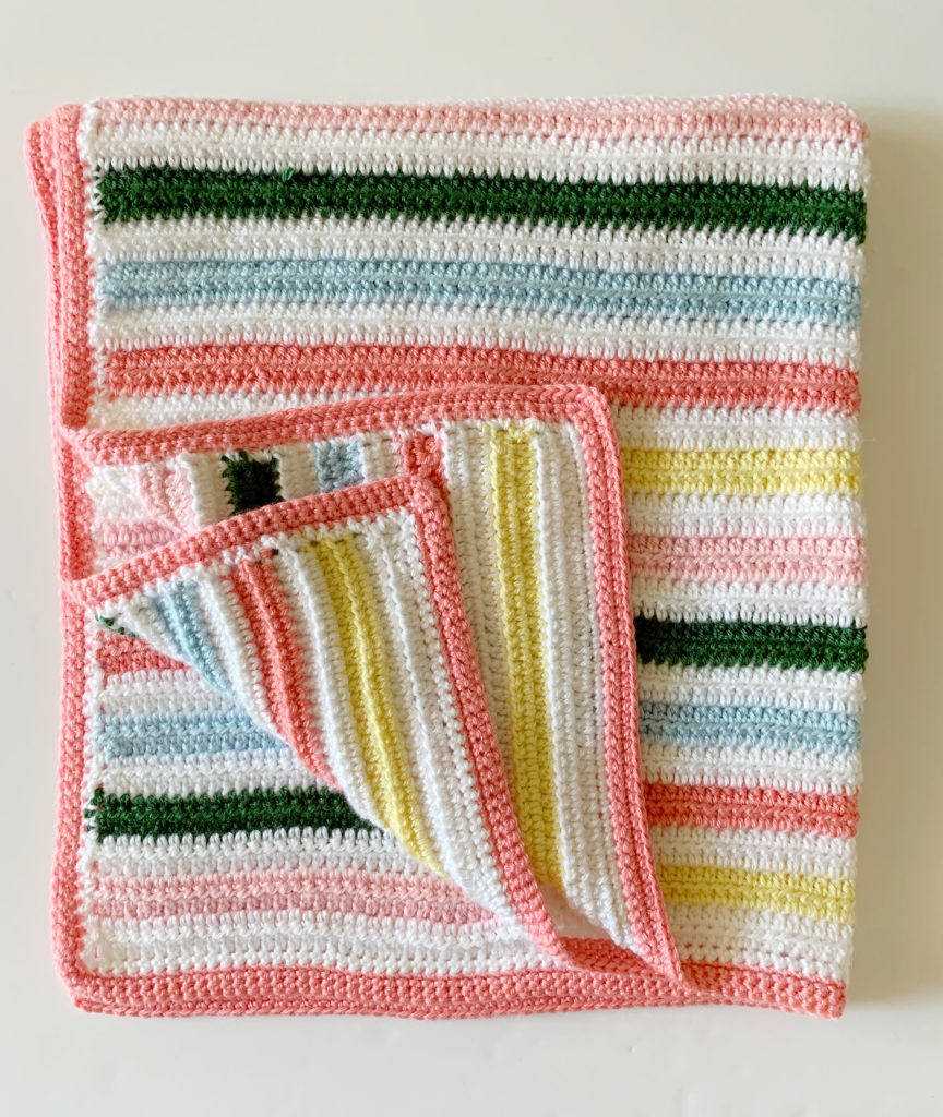 popsicle stripes blanket