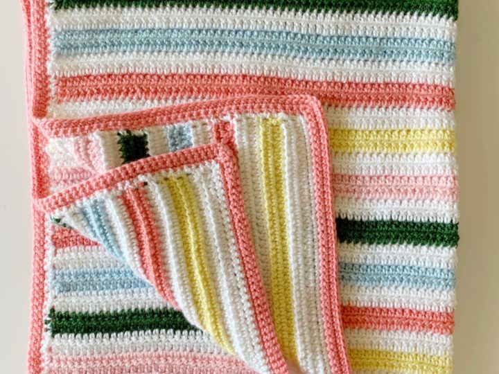 Crochet Beginner Popsicle Baby Blanket