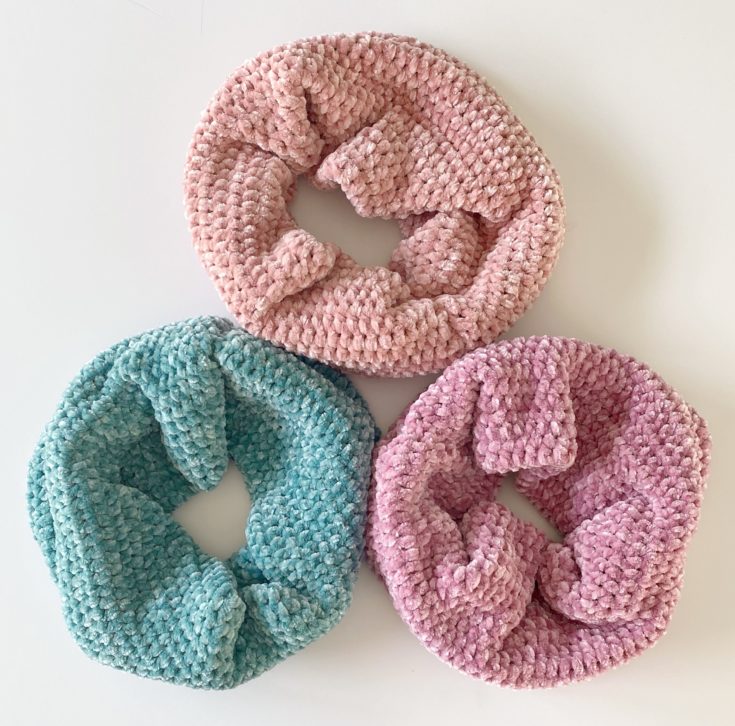 Easy Crochet Double Velvet Cowl