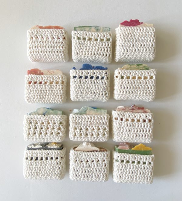 crochet soap pockets