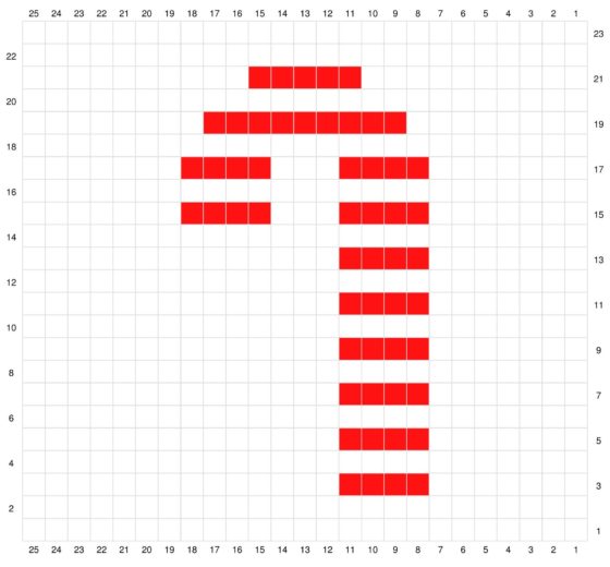 Crochet Candy Cane Hot Pad - Daisy Farm Crafts