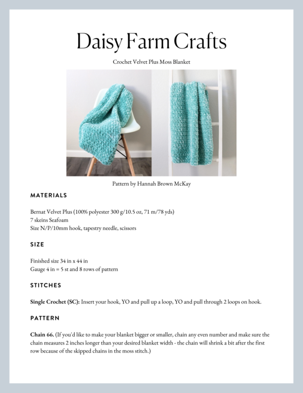How to Successfully Crochet with Velvet Yarn - Daisy Farm Crafts